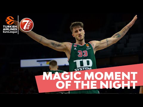 7DAYS Magic Moment of the Night: Achille Polonara, TD Systems Baskonia Vitoria-Gasteiz