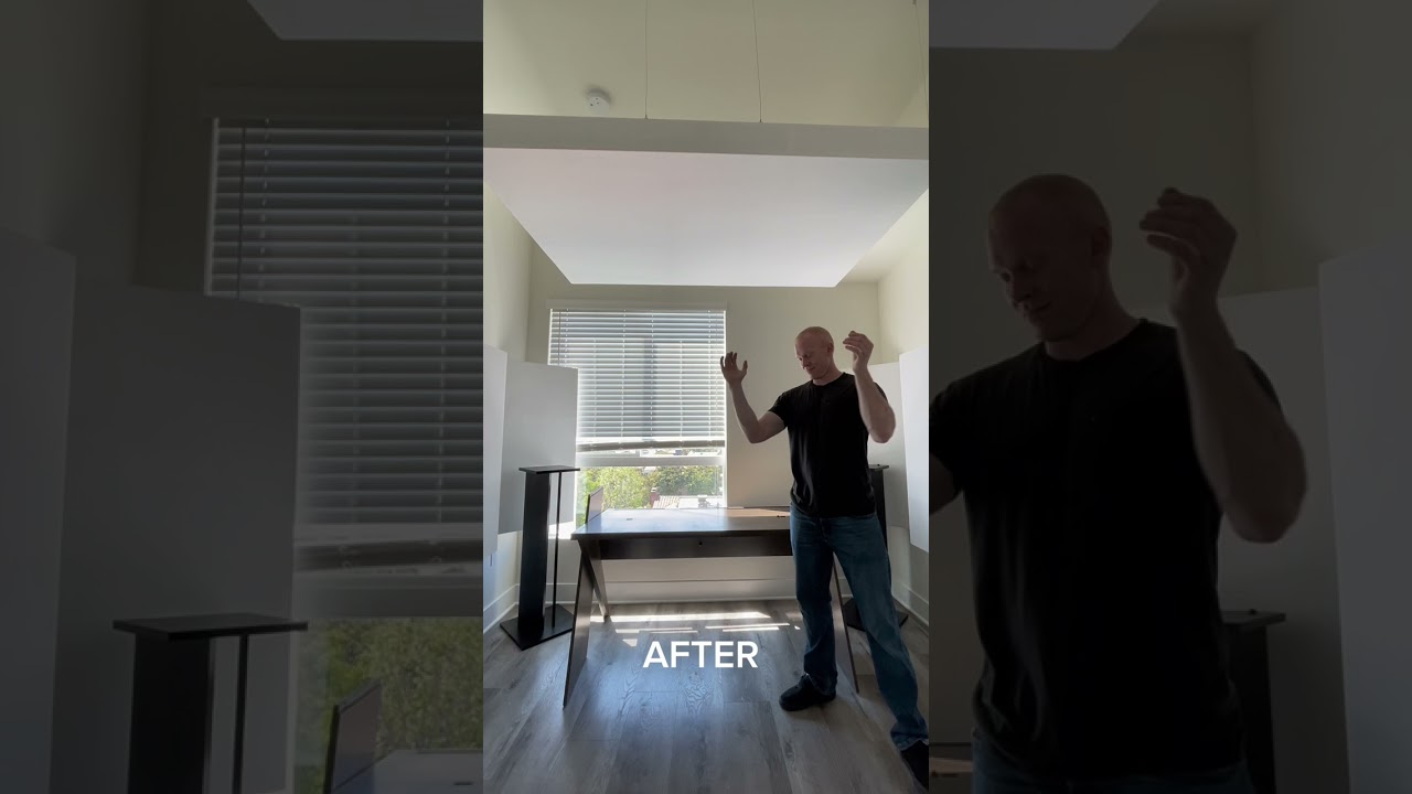 Studio Sound Boost After Bass Trap Upgrade 🎶