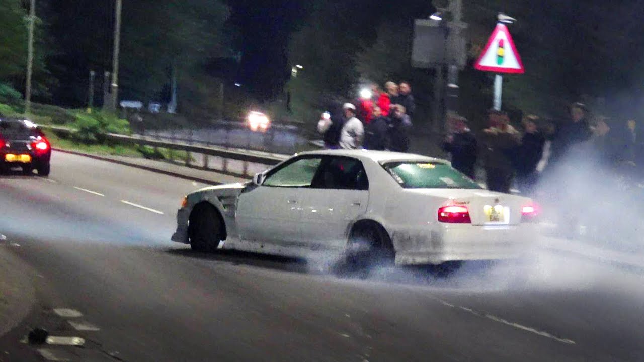 Tuner Cars Leaving a Car Show - Reading Jap Meet | October 2018