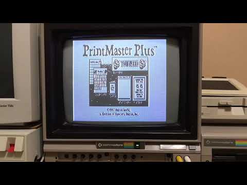 Dot Matrix Christmas Cards, Commodore 64, Macintosh #RetroComputing