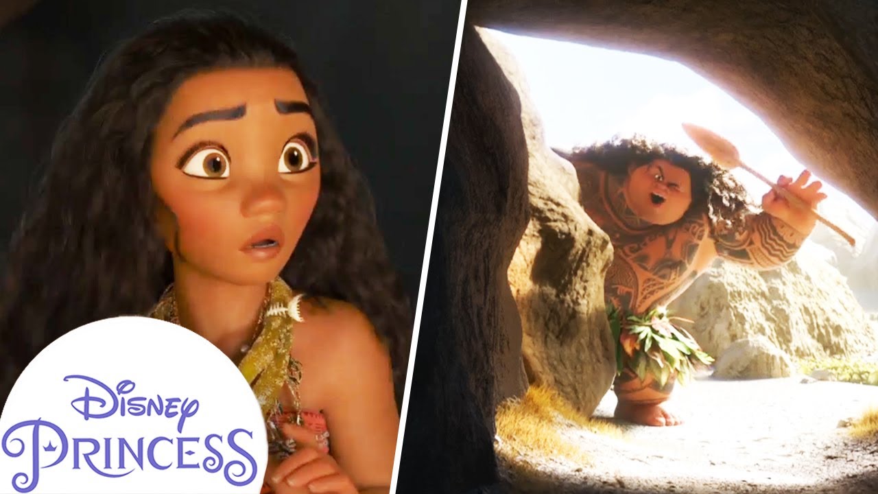 Maui Traps Moana in Disney Princess Adventure