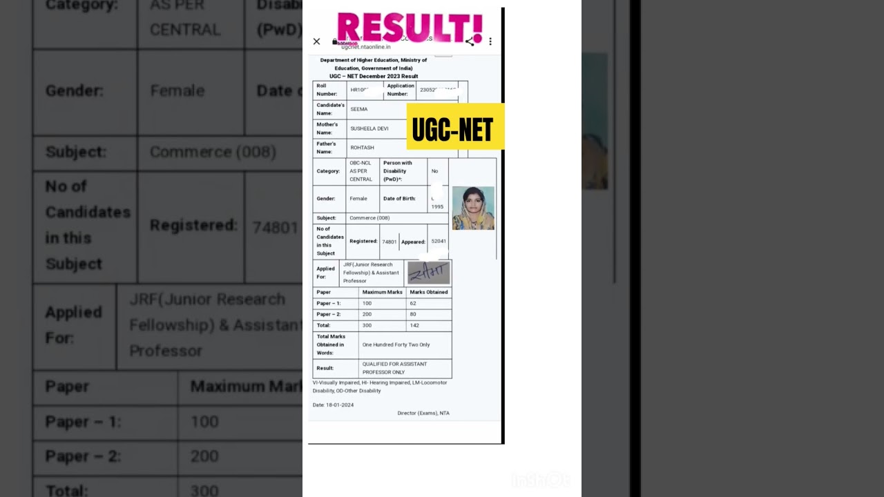 UGC NET Dec 2023 Result & Updates 🔥
