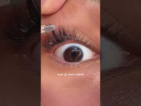 doll eye lash tutorial using b&q fairy lash clusters  #makeup #lashtutorial