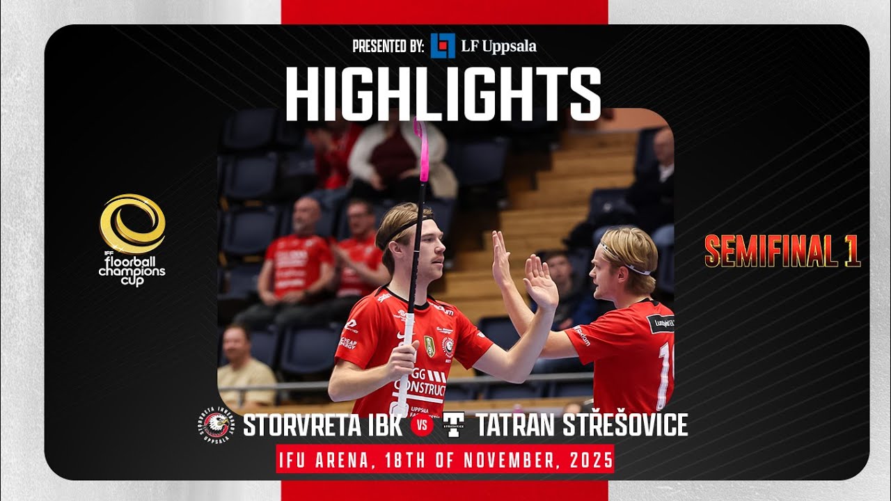 Champions Cup Semi: Storvreta IBK vs Tatran Střešovice 🏆