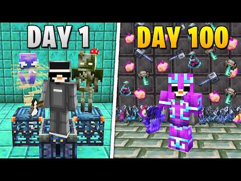 I Survived 100 Days in 1.21 HARDCORE Minecraft…
