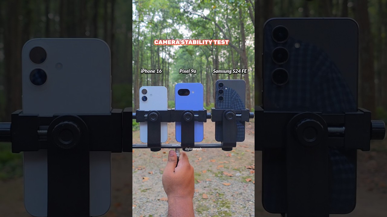 iPhone 16 vs Pixel 9a & Galaxy S24 FE Camera Test 📱