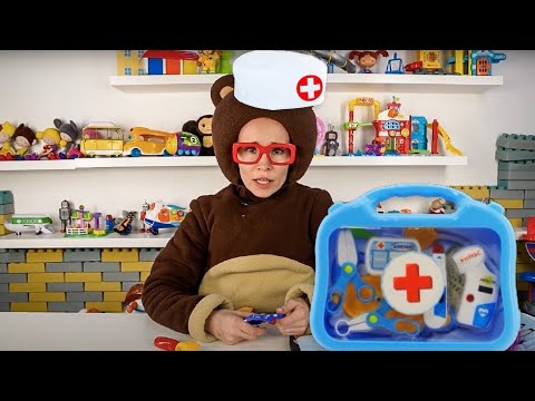 Видео для детей: Медведь учит быть доктором 🩺