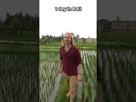 1 day vs 10 years in Bali