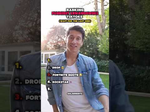 Ranking Funniest Lewandowski TikToks 😂 #shorts #football #ranking