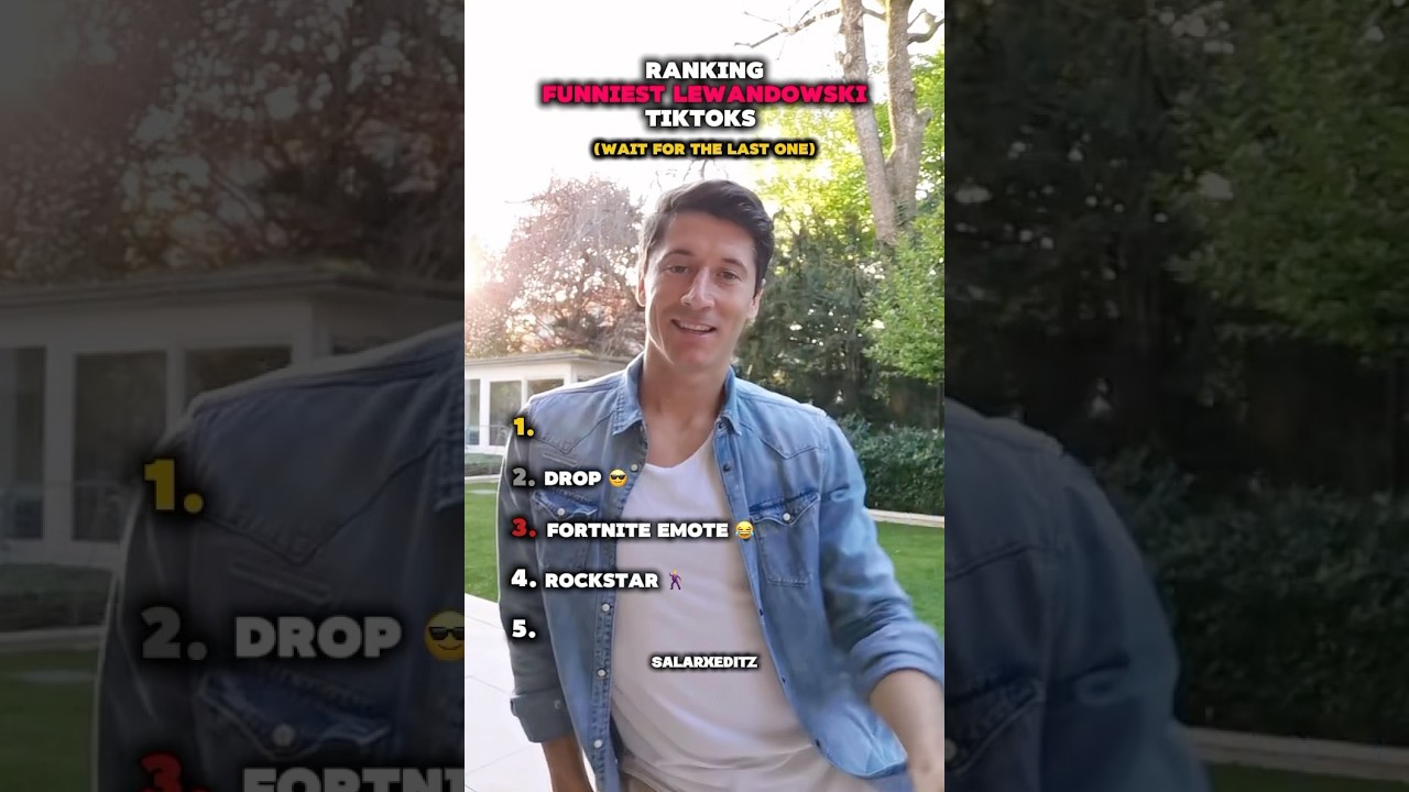 Top 10 Funniest Lewandowski TikToks 😂 | Must-Watch Football Moments