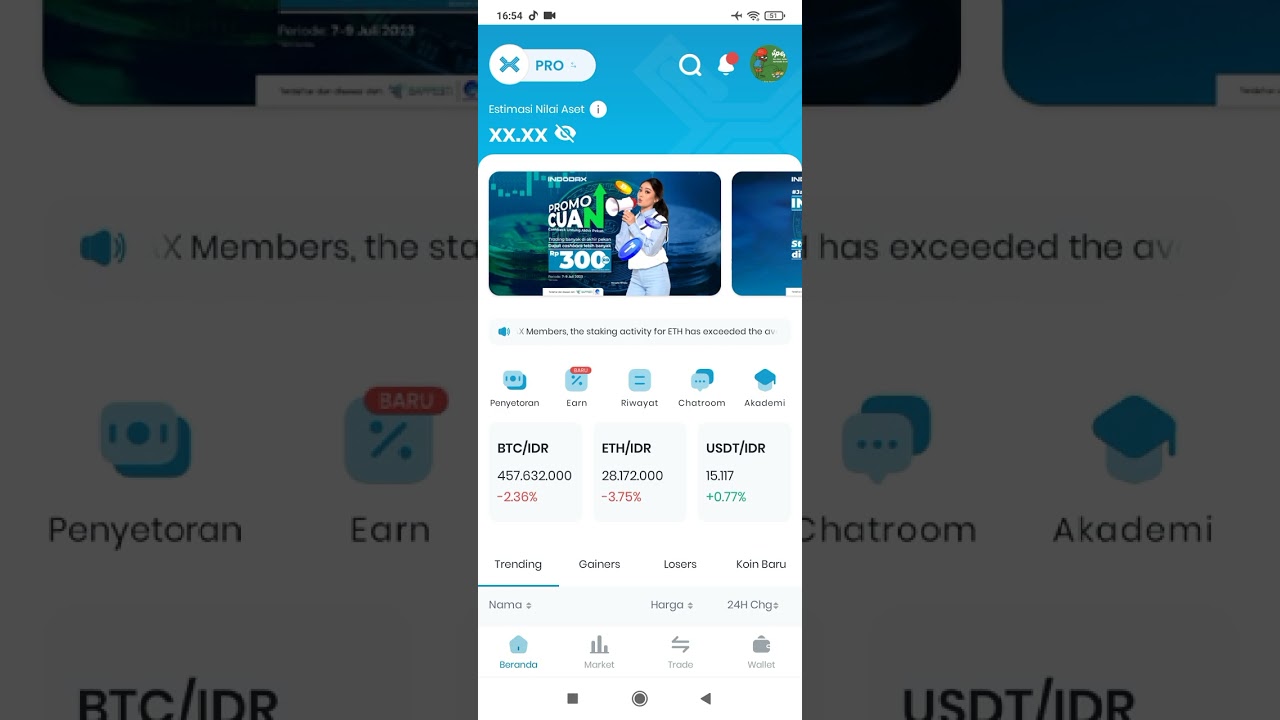 Panduan Mudah Staking ETH Langsung dari Aplikasi Indodax 💹