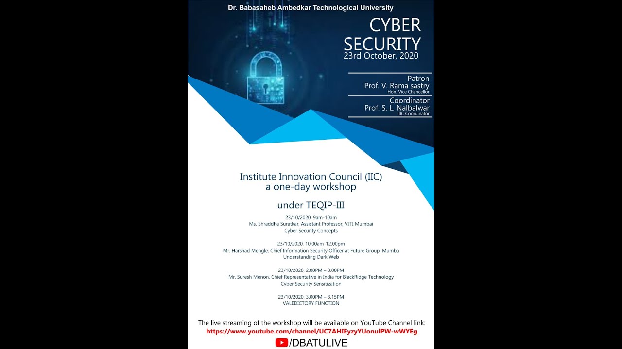 Cyber Security Workshop by Dr. Batu Lonere