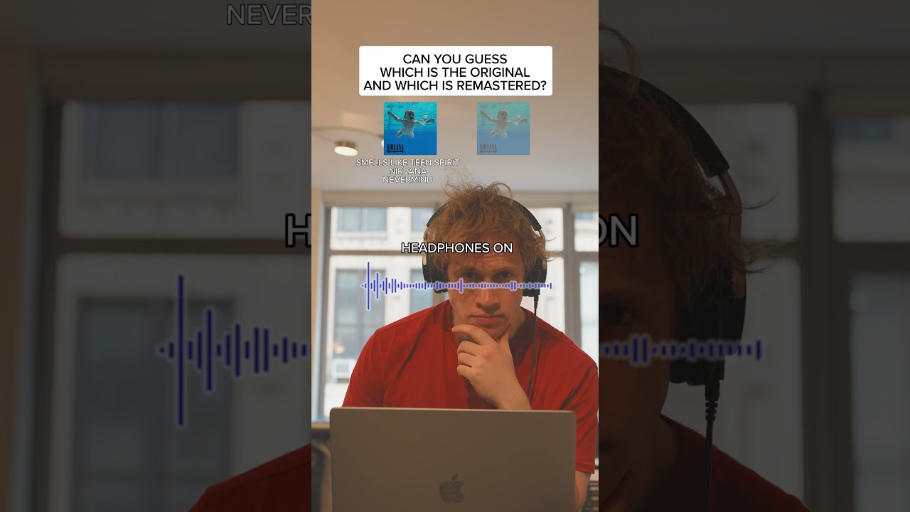 Original vs. Remastered 'Smells Like Teen Spirit' 🎸