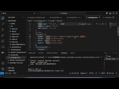 error:0308010C:digital envelope routines::unsupported at new Hash (node:internal/crypto/hash:68:19)