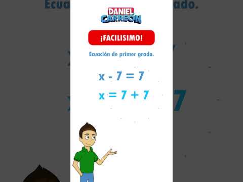 ¡Ecuación de primer grado!