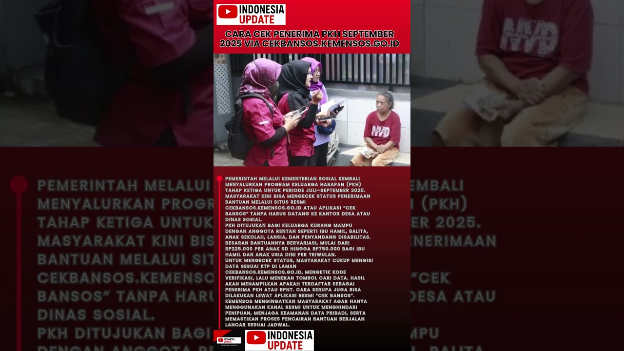 Cara Cek Penerima PKH September 2025 via cekbansos kemensos go id