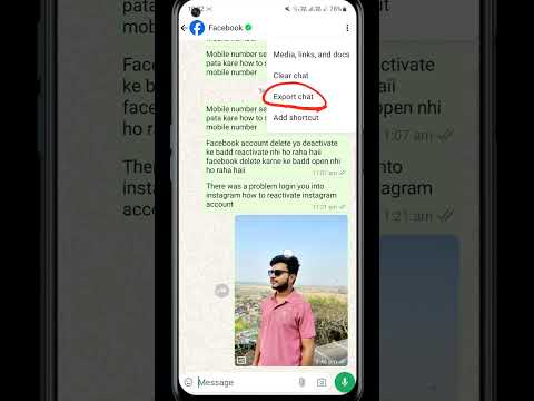 WhatsApp chat ko pdf kaise banaye 2025