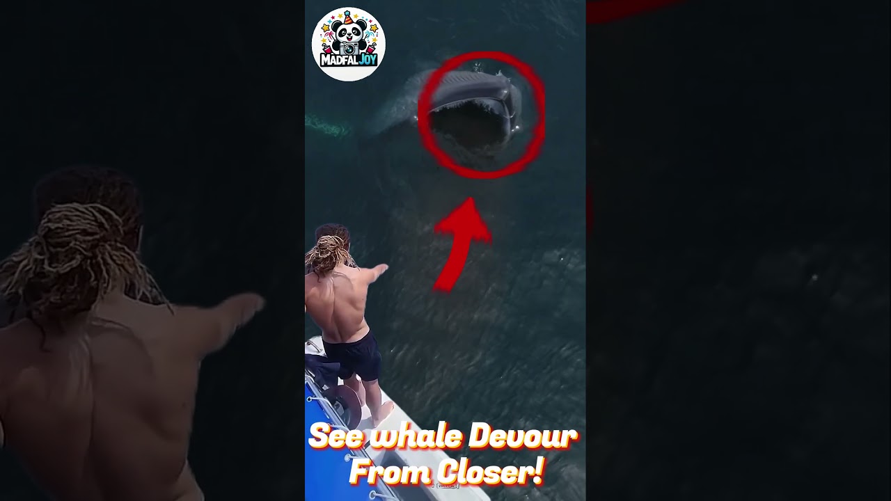 Close-Up of a Whale Devouring Prey 🐋