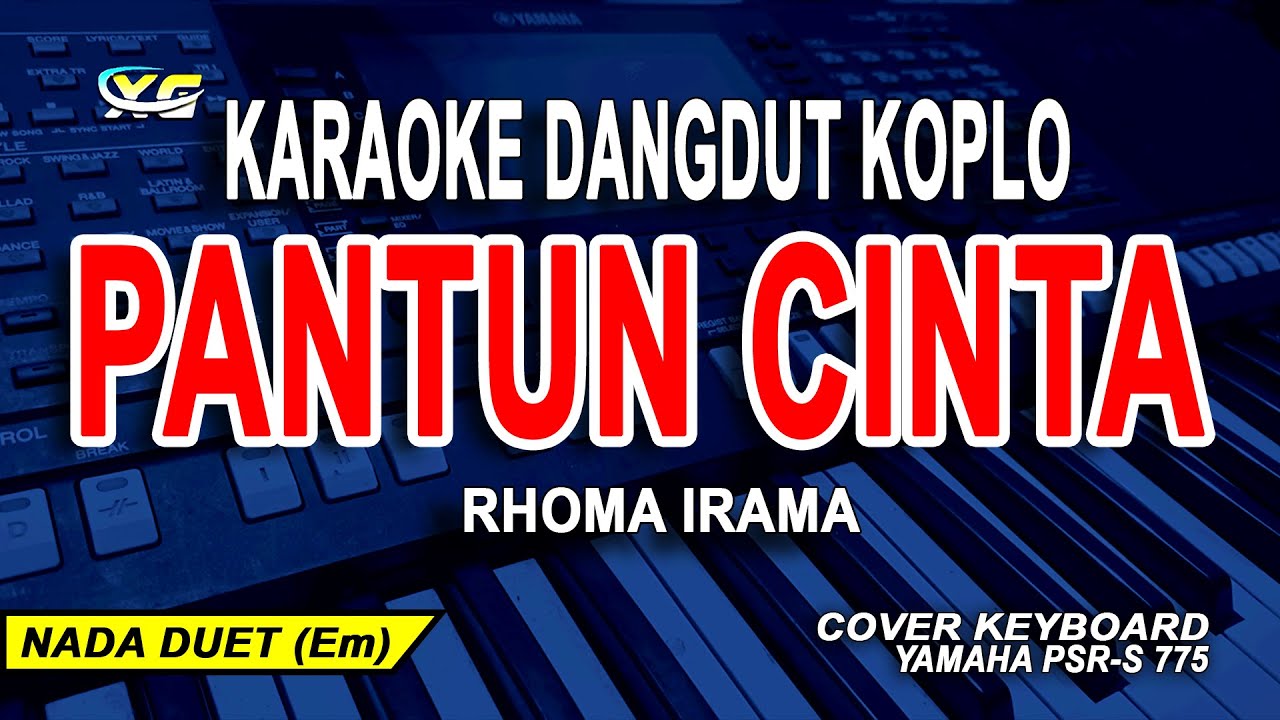 Karaoke Pantun Cinta by Rhoma Irama 🎤 - Dangdut Koplo Version
