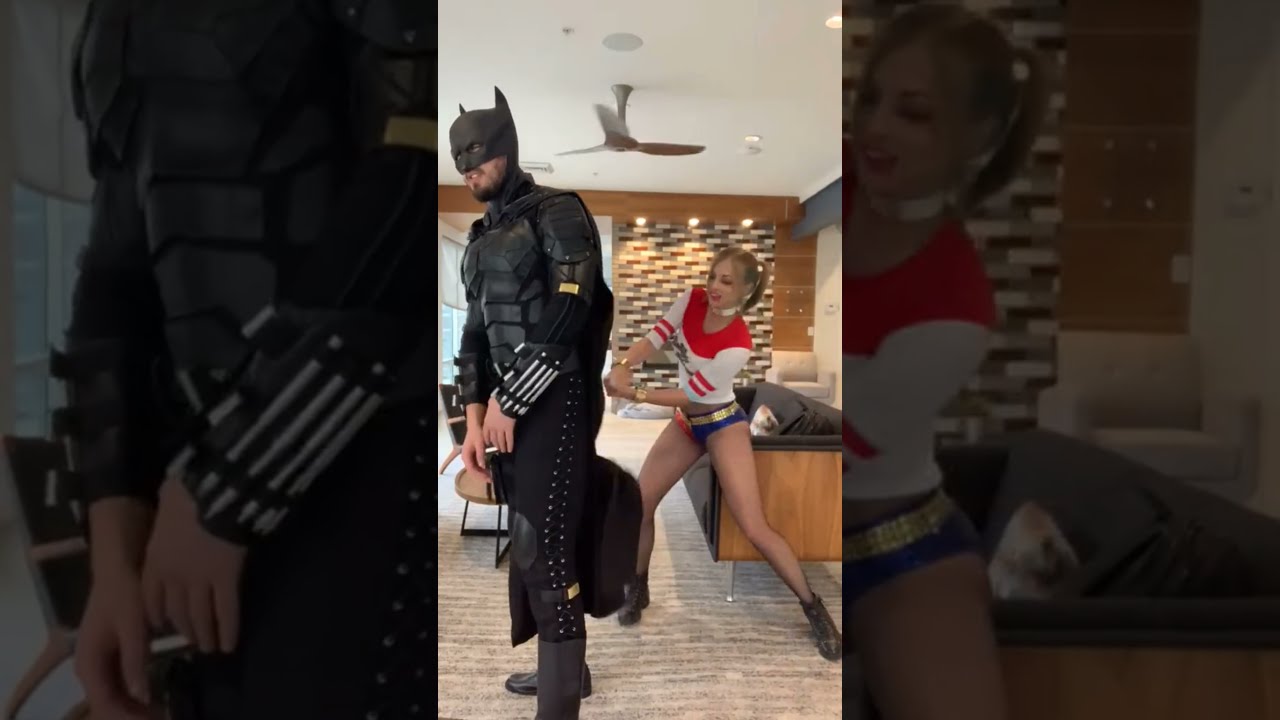 Epic Batman & Harley Quinn Cosplay Duo 🦇🎭