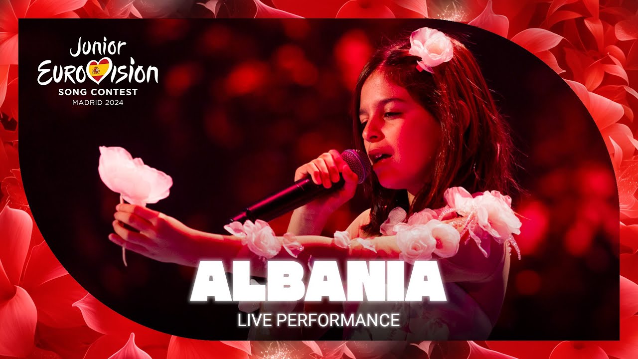 Nikol Çabeli Performs ‘Vallëzoj’ at Junior Eurovision 2024 🇦🇱