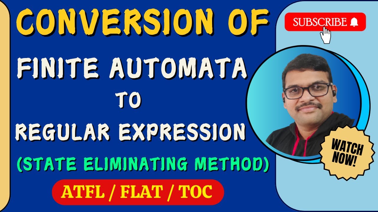 Convert Finite Automata to Regular Expressions Using State Elimination Method 🔄