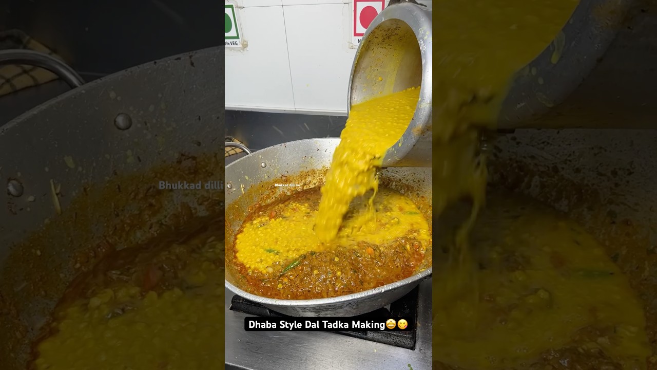 Authentic Dhaba Style Dal Tadka Recipe 🤩 | Indian Street Food Delight
