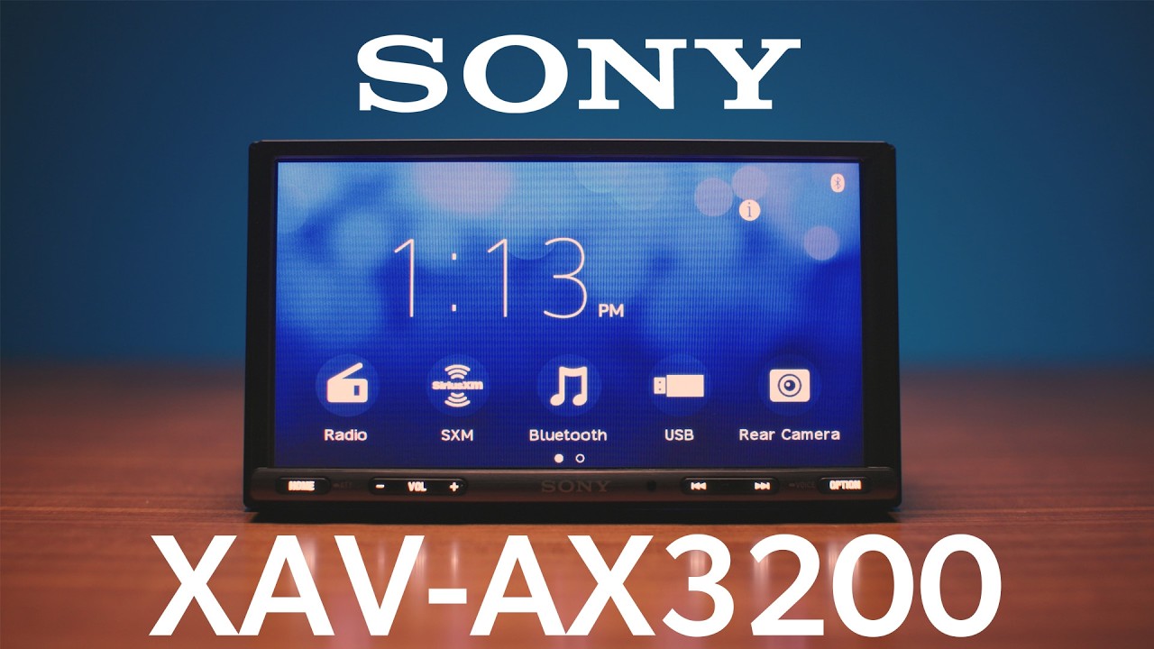 Sony XAV-AX3200 Touchscreen Receiver | Crutchfield