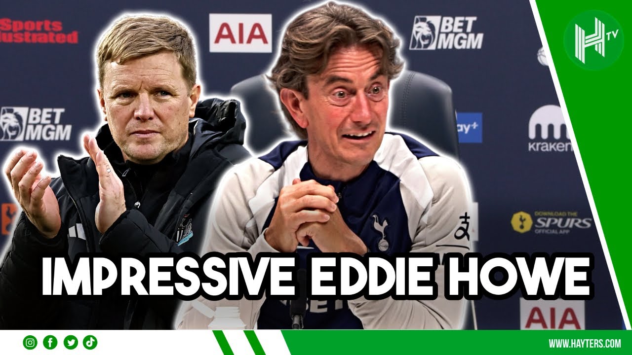 Thomas Frank Praises Eddie Howe & Micky van de Ven Ahead of Newcastle vs Tottenham ⚽