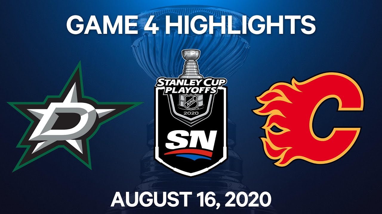 NHL Highlights: Stars vs. Flames Game 4 (2020) 🏒