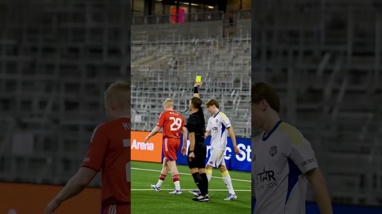 Första gula kortet! 😳 #NordicStarCup