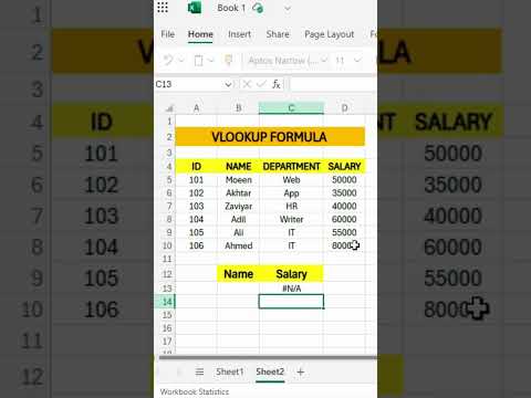 🔍 VLOOKUP Formula in Excel | How to Use VLOOKUP Like a Pro! 📊