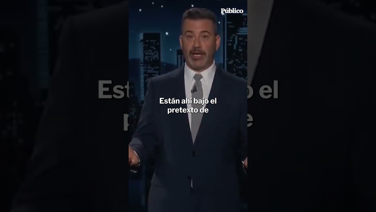 Jimmy Kimmel critica a Trump por defender oficial de ICE
