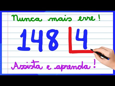 APRENDA COMO DIVIDIR PASSO A PASSO! EXPLICAÇÃO DE DIVISÃO PARA INICIANTES. APRENDA MATEMÁTICA BÁSICA