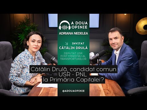 Cătălin Drulă, candidat comun USR - PNL la Primăria Capitalei?