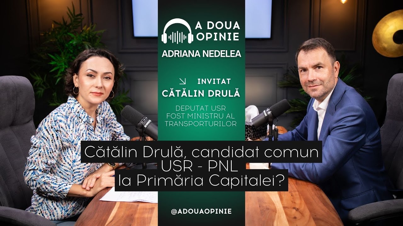Cătălin Drulă: Candidatul USR-PNL pentru Primăria Capitalei? | Podcast cu #Docentix