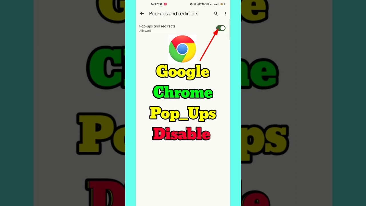 Stop Pop-Up Ads on Chrome π«