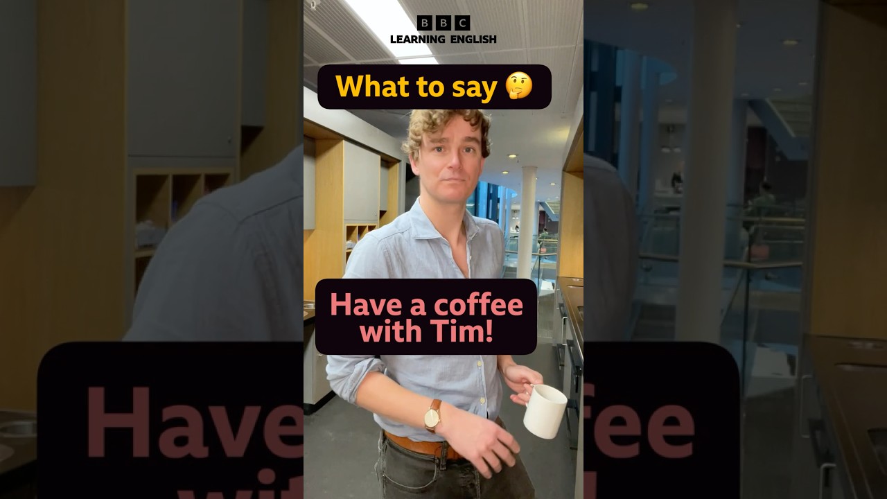 Learn English: How to Offer Coffee to Someone ☕️