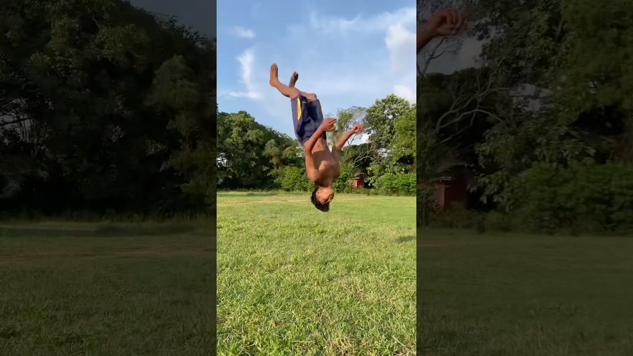 Epic Backflip Challenge! 🔥 #Shorts