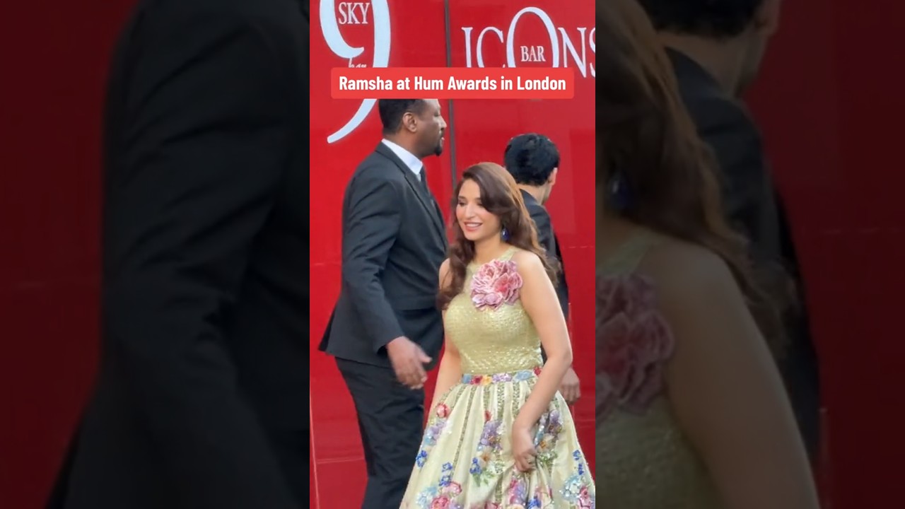 Mere Mehboob | Ramsha Khan & Khushal Khan | Hum Awards London Highlights 🎉