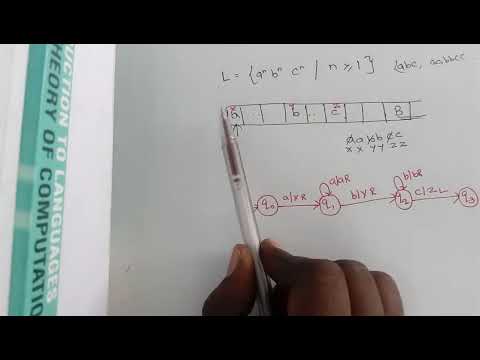 TOC part 58 - Turing machine example a^n b^n c^n in Tamil