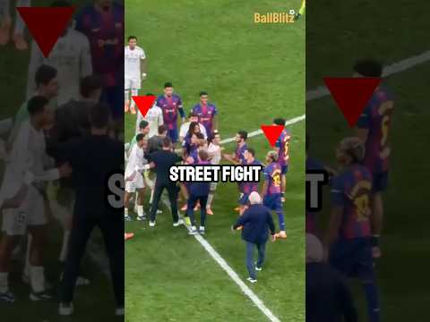 Uncovering the True Cause of the Intense Post-El Clásico Clash Between Madrid and Barcelona Players