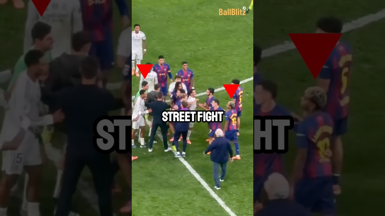 Uncovering the True Cause of the Intense Post-El Clásico Clash Between Madrid and Barcelona Players