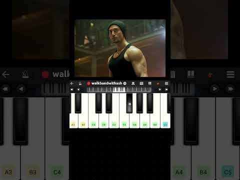 Baaghi 🔥 #baaghi #baaghi2 #baaghi3 #tigershroff #bgm #walkbandwithash #pianotutorial #walkband #love
