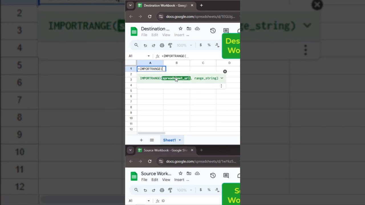 Google Sheets Importrange Tutorial π