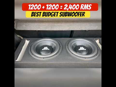Best budget subwoofer for car! 1200 rms subwoofer #michigan #subwoofer #woofer #caraudio #bass #car
