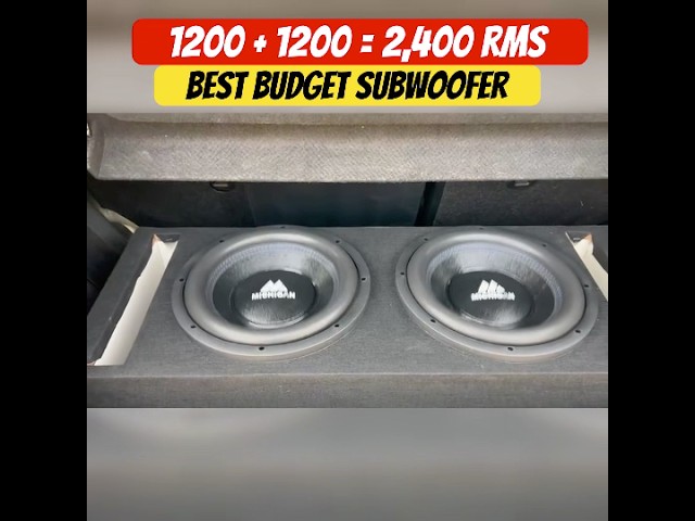 Top Budget Car Subwoofers with 1200 RMS Power 🚗