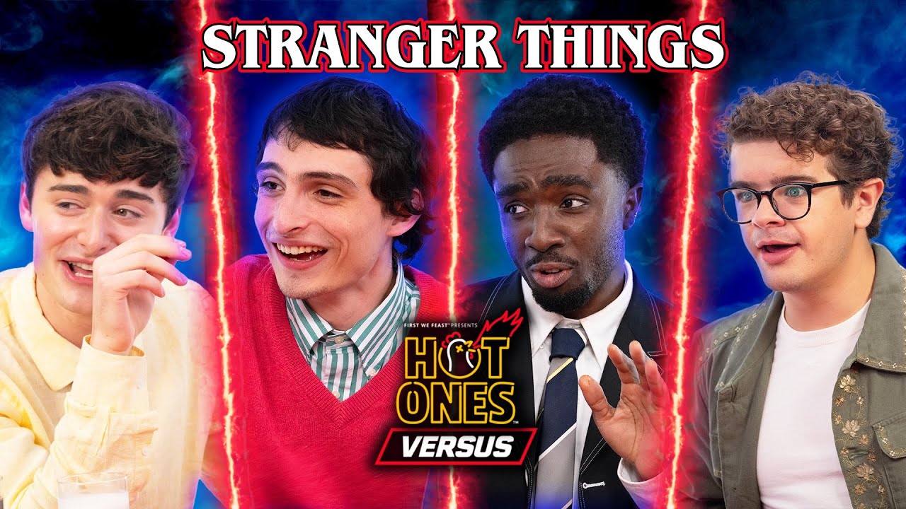Stranger Things Stars Face Hot Ones Challenge 🍗