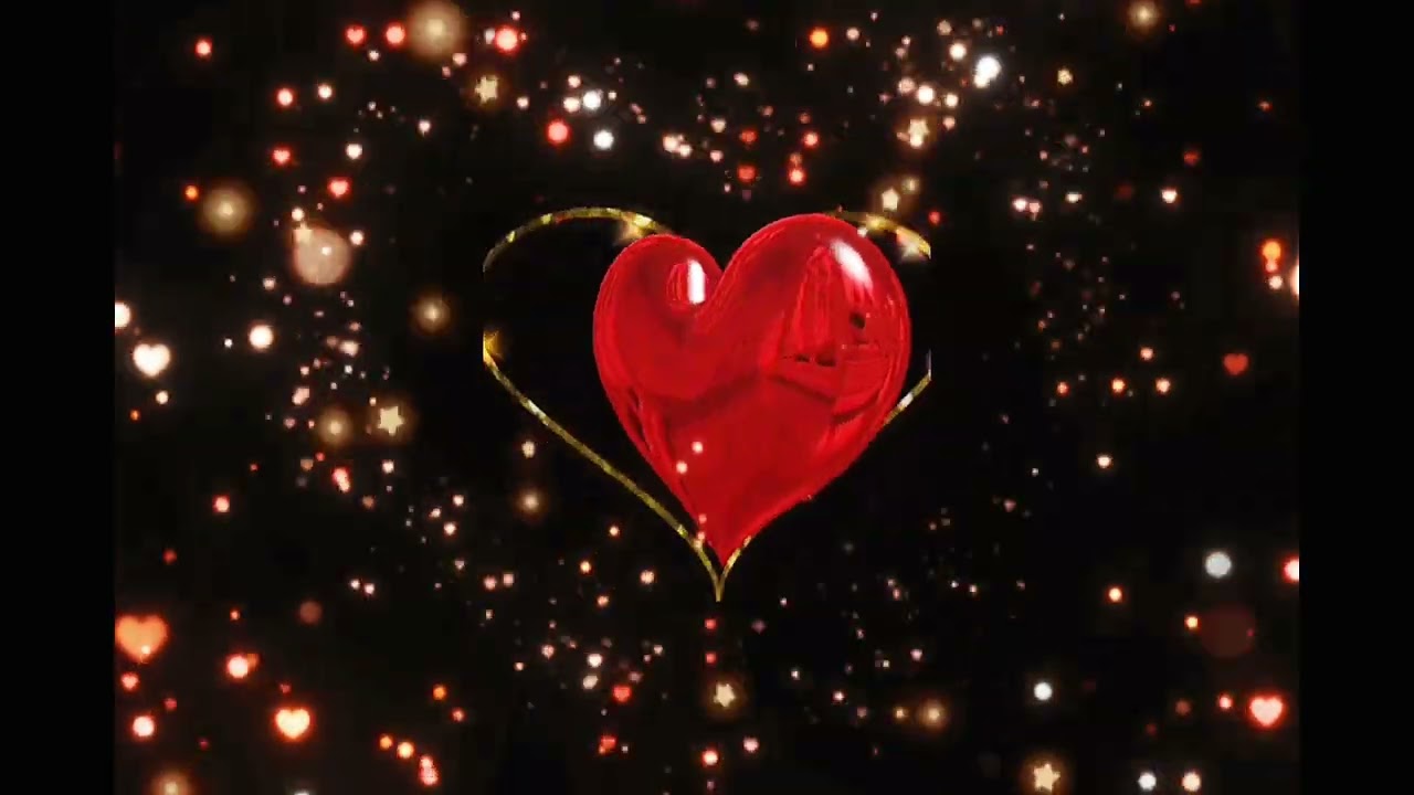 ✨ Романтический фон и блестящее сердце для влюбленных — создайте особую атмосферу