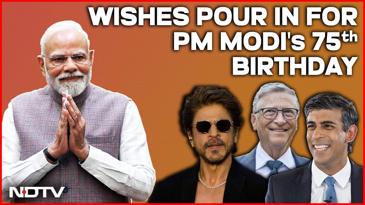 PM Modi's 75th Birthday: Global Wishes 🎉